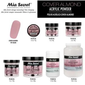 Acrílico Cover Almond Mia Secret Polímero