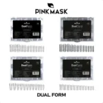 Tips dual form 120 uni para polygel Pink Mask