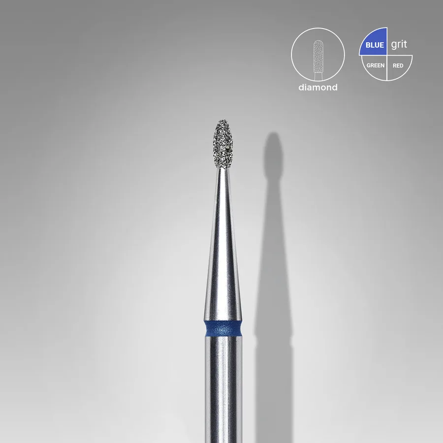 057768AF-23BC-468E-85FB-3B520173F7A3.jpg Fresa diamantada flama azul chica FA50B012/3 Staleks - Imagen 1