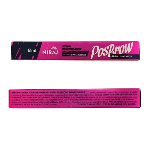 0634C056-185E-4AB6-86BC-FEA9CD698870-2.jpg Serum Regenerador para cejas 8ml Niraj rosa - Imagen 1
