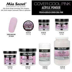 Acrílico Cover Cool Pink Mia Secret Polímero