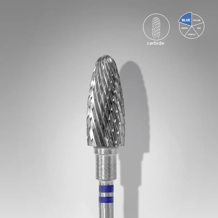 0922C3B3-A4D6-475A-9945-50CB8EC4E9DE.jpg Fresa carburo conica azul para zurdos FT91B060/14 Staleks - Imagen 1