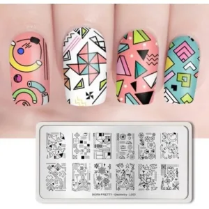Placa de stamping Geometry L003 Born Pretty