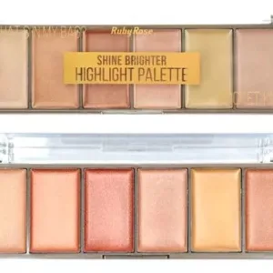 Paleta iluminadores en crema Shine Brighter Ruby Rose