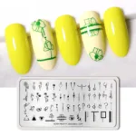 Placa de stamping Decoration L001 Born Pretty