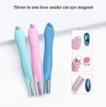 Imán 3 en 1 corazón para esmalte ojo de gato