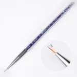 Pinceles liner con glitter multicolor 3 unidades - Imagen 5