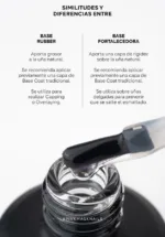Base fortalecedora Clear 15ml Pink Mask niveladora capping - Imagen 2