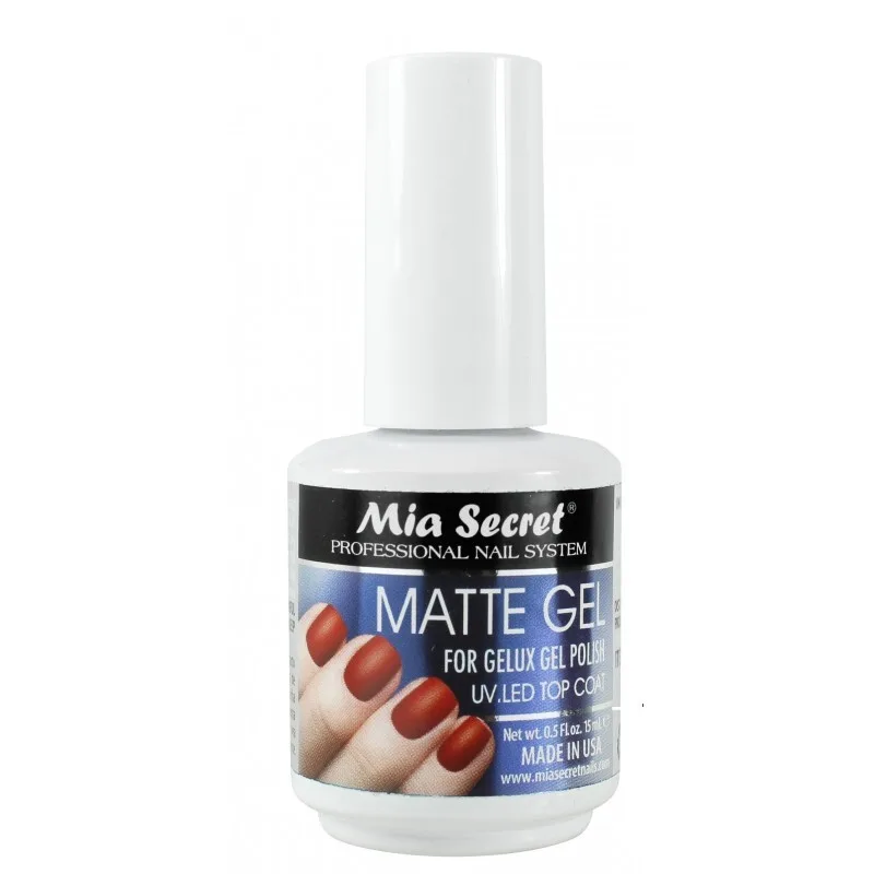 1C5E2F1A-AE7A-488C-ACF4-9CB29CA156FF.jpg Top Matte Mia Secret 15ml Esmalte En Gel Semipermanente - Imagen 1