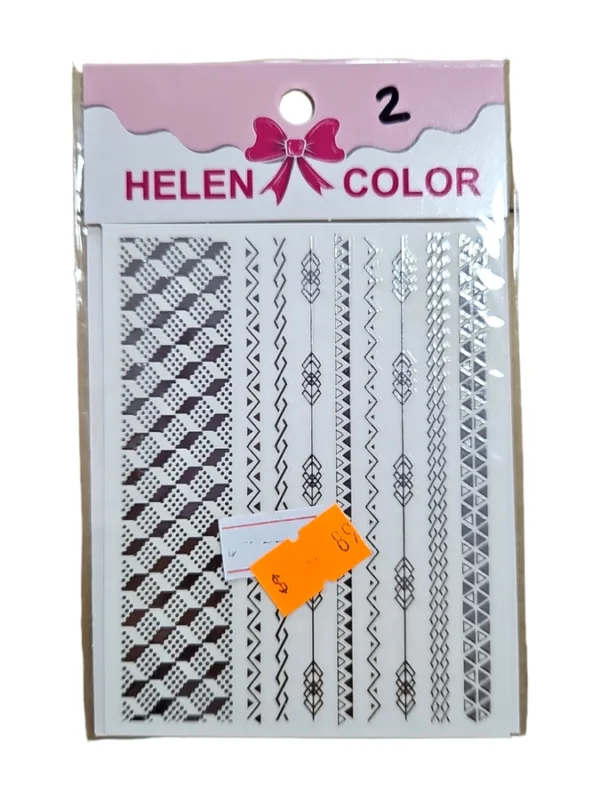Sticker Plateados Helen Color - Imagen 2