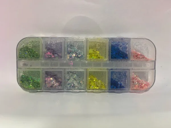 Set organizador 12 glitter - Imagen 2