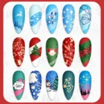 Placa de stamping Christmas L010 Born Pretty - Imagen 5