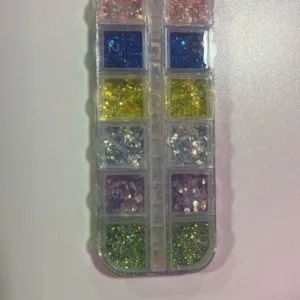 Set organizador 12 glitter