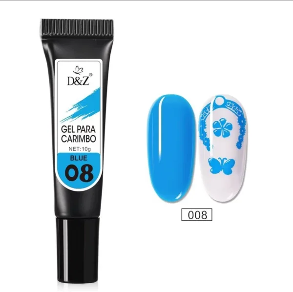 Esmaltes 8 unidades para stamping D&Z Semipermanentes - Imagen 8