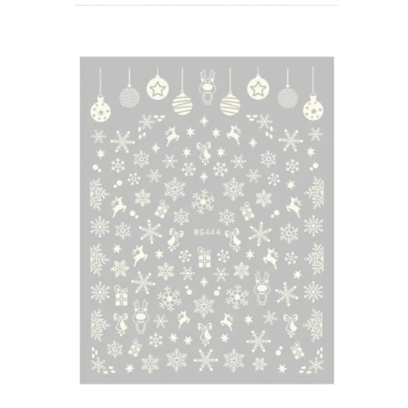 2477FC90-280B-486A-9287-00B1D25FBB94-1.jpg Sticker Navidad WG444 Brilla en la oscuridad Pop Finger - Imagen 1
