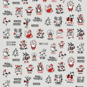 Sticker Navidad WG760 Pop finger