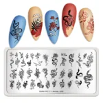 Placa de stamping Animal L009 Born Pretty - Imagen 2