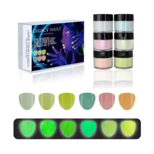 Acrílico colección Glow brilla en la oscuridad Legacy Nails