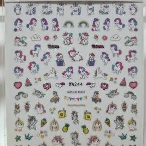 Sticker Unicornios Pop Finger