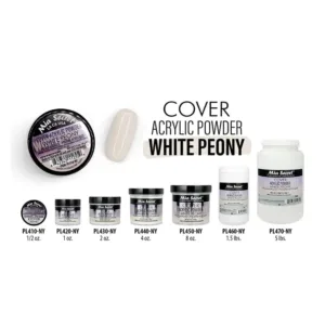 Acrílico Cover White Peony Mia Secret Polímero Milky