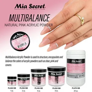 Acrílico Multibalance Natural Pink Mia Secret polimero
