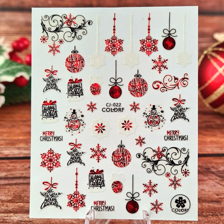 3376F503-A69B-4D28-AEE5-97E2369A9380-2.jpg Sticker Navidad CJ-022 Pop finger - Imagen 1