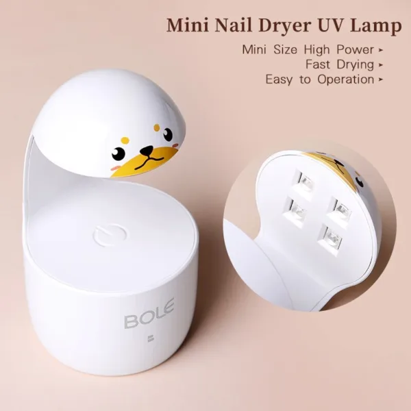 Lámpara cabina 8w soft gel Born Pretty - Imagen 2