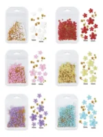 Flores 3D con perlas - Imagen 2
