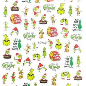 Sticker Navidad Grinch WG960 Pop finger