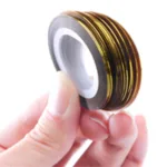 Cinta adhesiva 1mmx20m para decoración de uñas - Imagen 3