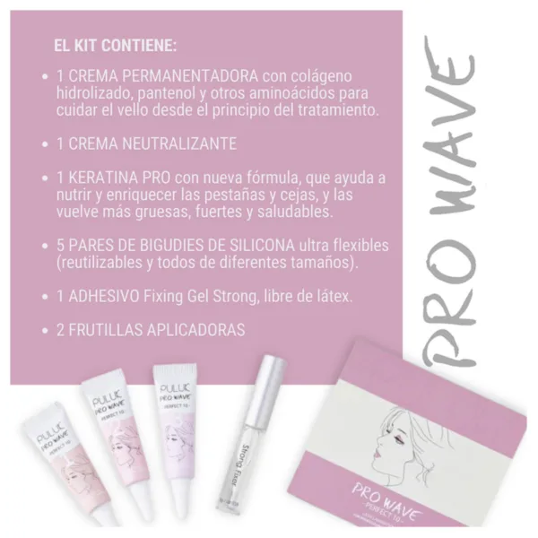 Kit lifting de pestañas Pro Wave Puluk Neicha - Imagen 2