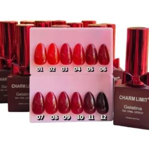 Esmalte vitral rojo 10ml Charm Limit