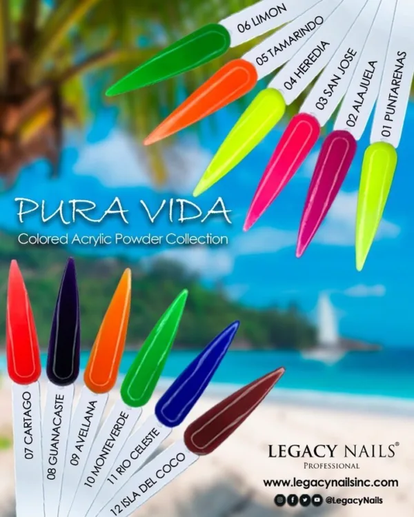 Acrílico colección Pura Vida Legacy Nails - Imagen 3