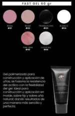 Fast gel polygel 60g Reve - Imagen 3