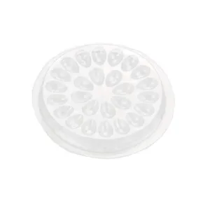 Circulo plástico para adhesivo pestañas 100 unidades