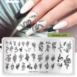 Placa de stamping Animal L009 Born Pretty - Imagen 6