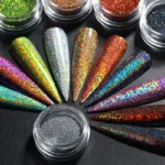 Polvo glitter holográfico Born Pretty - Imagen 6