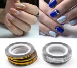 Cinta adhesiva 1mmx20m para decoración de uñas - Imagen 2