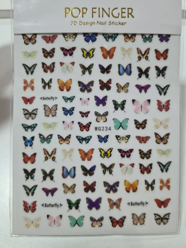 Sticker Mariposas Pop Finger - Imagen 3
