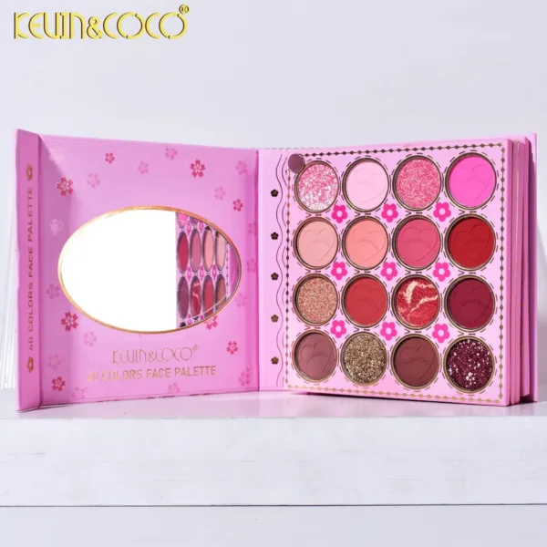 Paleta de sombras plegable flores - Imagen 2