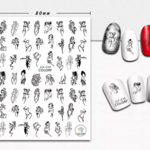 Sticker mujer ca-510 Pop Finger