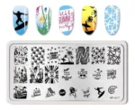 Placa de stamping Ocean BPL017 Born Pretty
