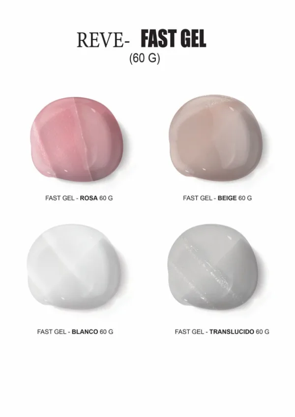 Fast gel polygel 60g Reve - Imagen 7