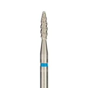 Fresa diamantada torneada unicornio azul