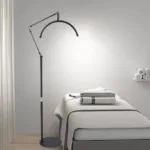 Lampara media luna de pie articulada 120cm altura