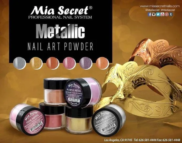 Acrílico Colección Metallic 7.4g Mia Secret unidad - Imagen 2