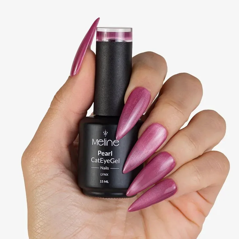 60846DA7-EE50-4DF4-BB14-8E1B60E4E363-2.jpg Esmalte ojo de gato Pearl Cat Eye 15ml Meline - Imagen 1