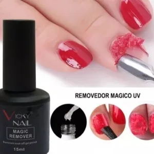 Removedor de gel 15ml Vicky Nail Magic remover