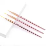 Pinceles liner 3 unidades rosa - Imagen 4
