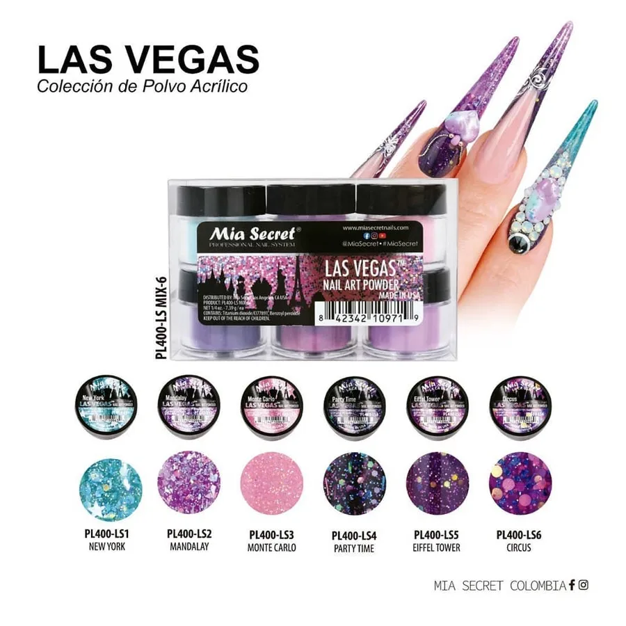 635C701F-E5ED-4E68-AB23-2CDE3DC0234C.jpg Acrílico colección Las Vegas 7.4G Mia Secret unidad - Imagen 1